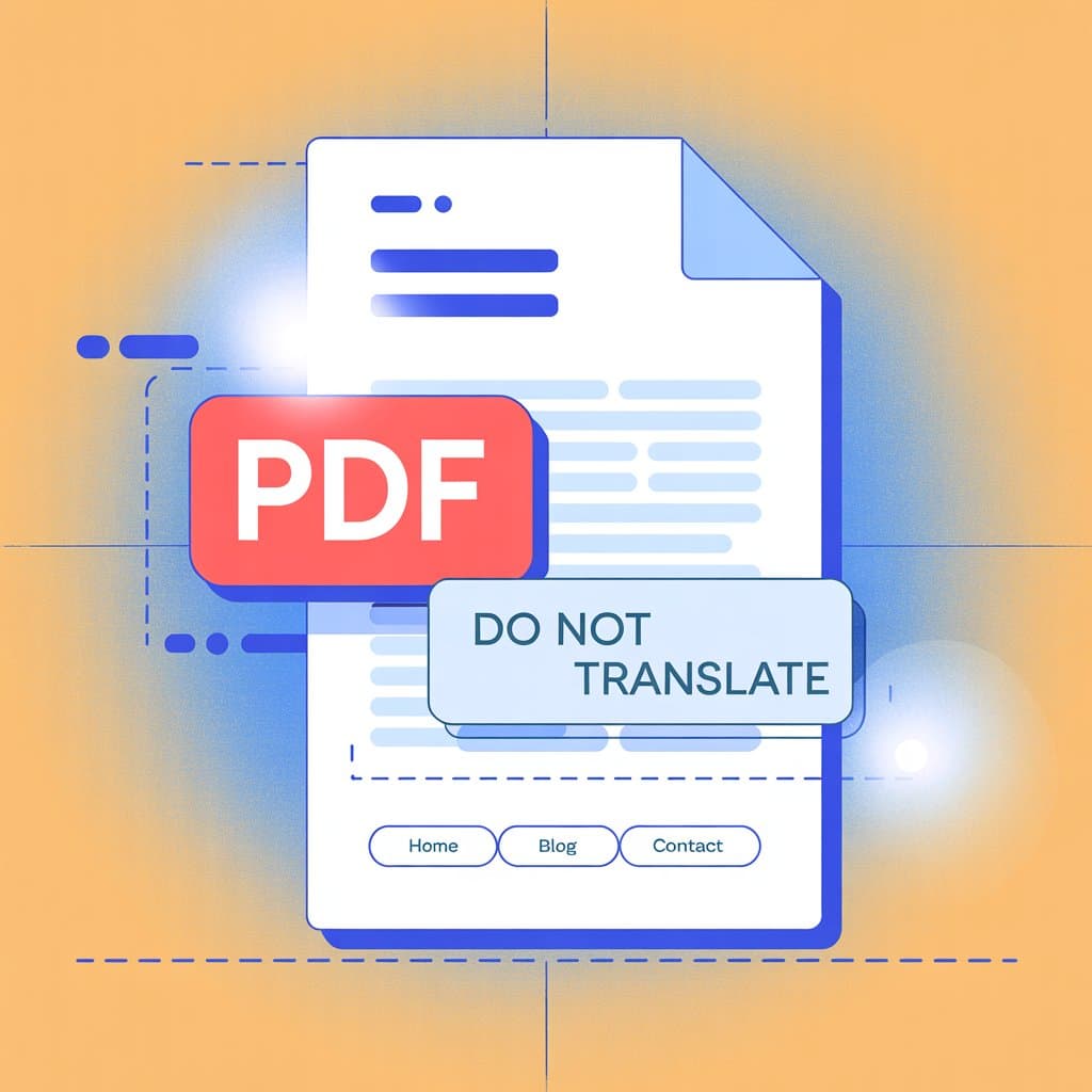 Traduction PDF efficace : sélection des zones non traduisibles et ajout de séparateurs